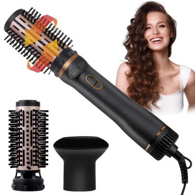 Професійний фен-гребінець з іонізацією VGR, Жіночий професійний фен для укладання волосся GS-31 Львів - фото 1