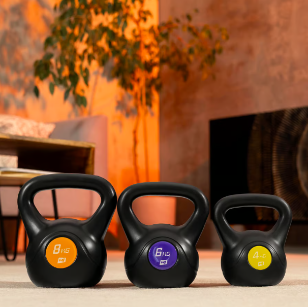 Гиря виниловая 4кг Hop-Sport HS-PB004KB черная Киев - изображение 5