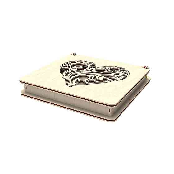 Шкатулка для колец 98х98 мм Киев