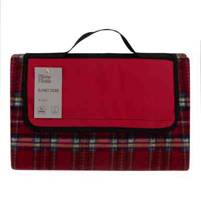 Плед Ardesto Picnic 130х170см, 100% полиэстер, клетка красная (ART0916RC) Винница