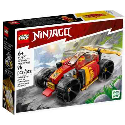 Конструктор LEGO Ninjago Гоночный автомобиль ниндзя Кая EVO 94 детали (71780) Винница