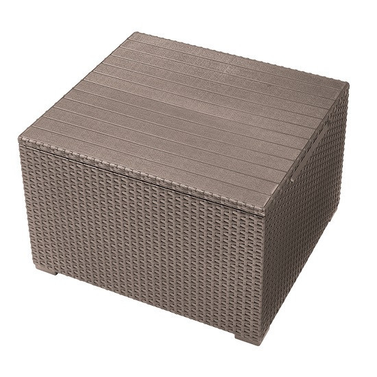 Комплект садой мебели Keter Emma balcony set, стол-сундук, бежевый Киев - изображение 2