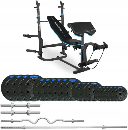 Тренажер Thunder SET-VIGOR-B-HBG-03 Zestaw Kulturystyczny 87,5KG Київ