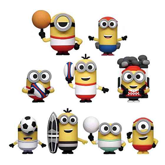 Ігрова фігурка-сюрприз на кліпсі 76205 серія "Спортивні міньйони" Вінниця