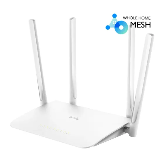 WiFi 5 Mesh-маршрутизатор Cudy WR1300 дводіапазонний гігабітний AC1200 (73-00513) Киев