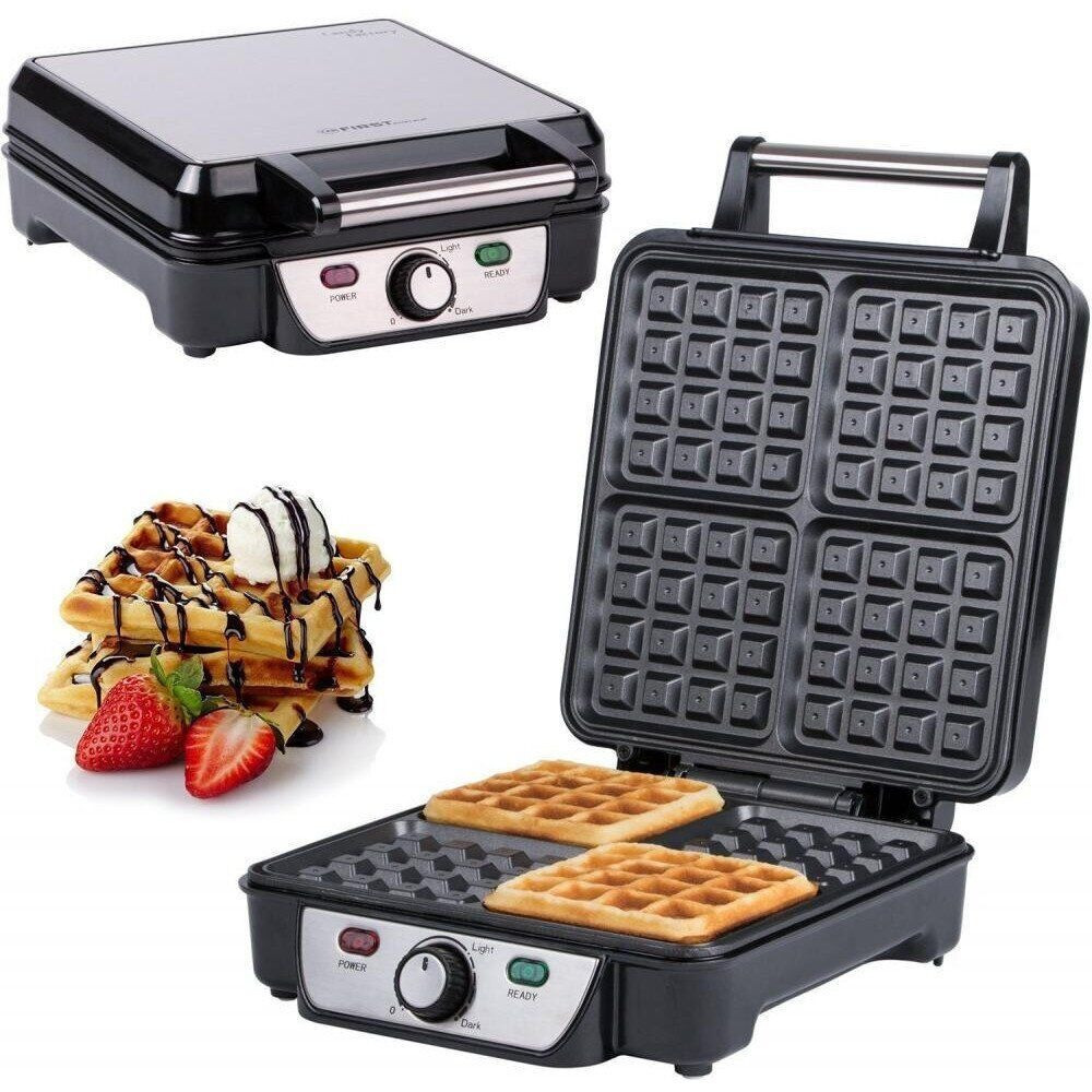 Вафельниця First FA-5305-3 чорний із сріблястим Харків - фото 5