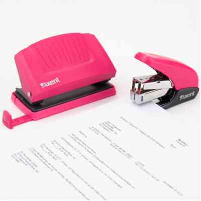 Степлер Axent Shell №24/6 20 л Рожевий (4841-10-A) Вінниця