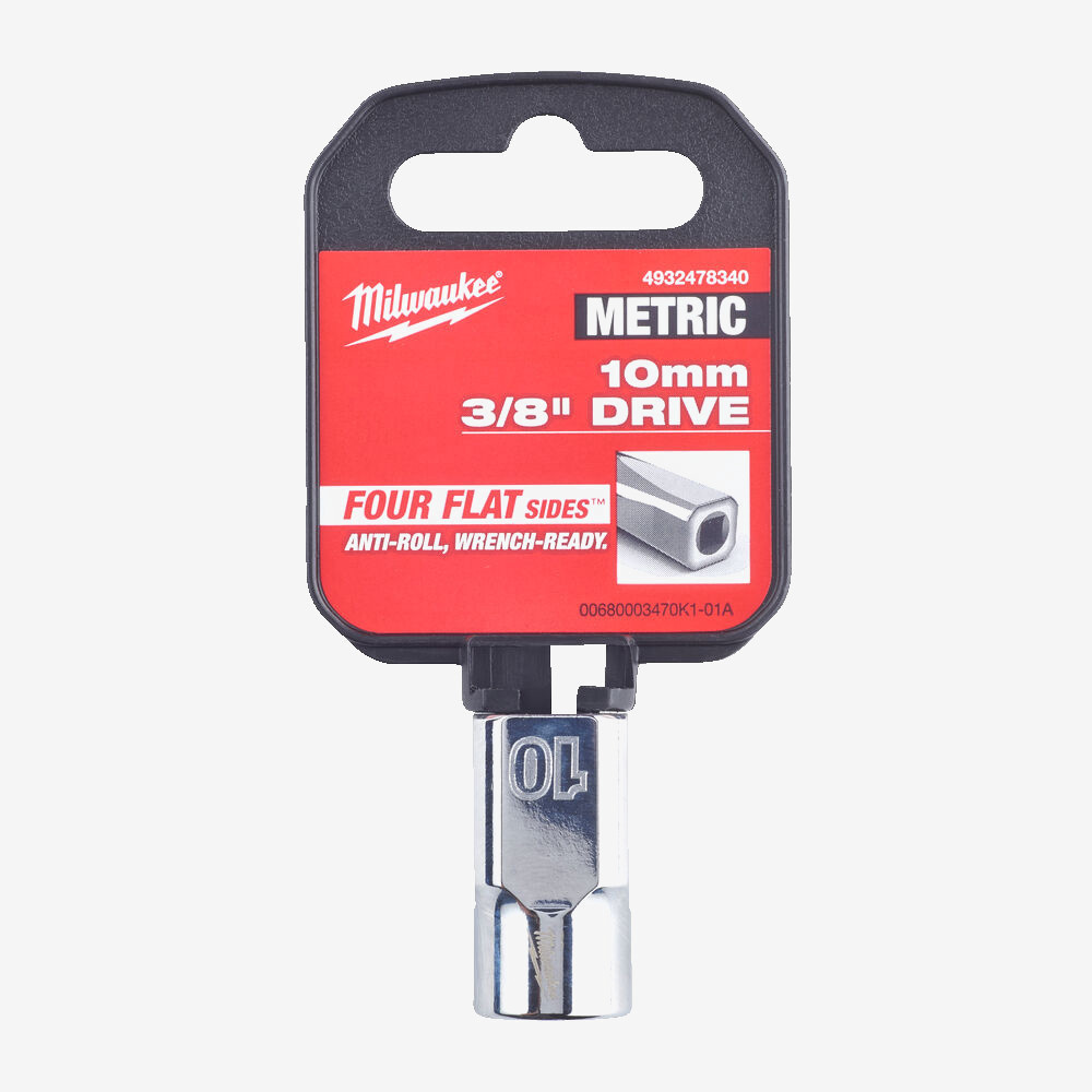 Головка хромированная метрическая 3/8'' MILWAUKEE, 10мм Одесса - изображение 2
