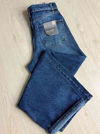 Джинсы женские Envy Rose 5690-1 baggy оверсайз широкие с отвернутым поясом синие, синий, 25, 25, 70 см, 100 см Киев