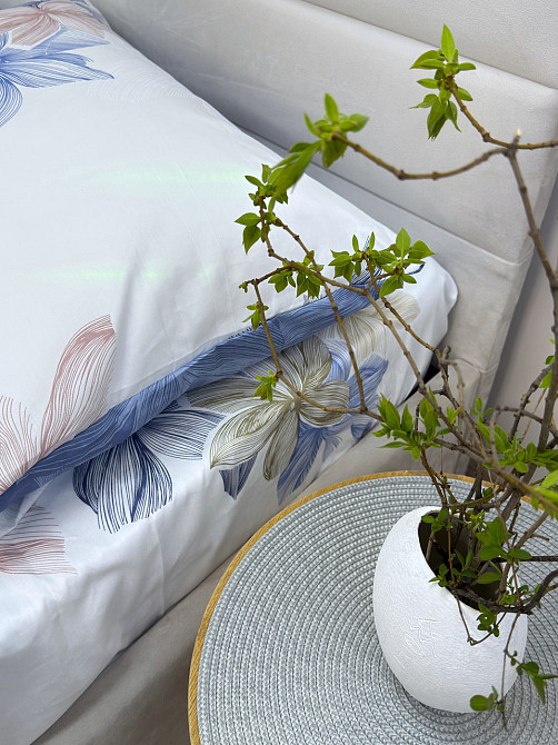 Ecotton Комплект постільної білизни Ecotton двоспальний Сімейний 150х215 см двосторонній білий Коломыя - изображение 4