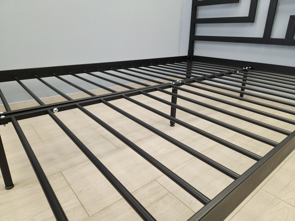 Двуспальная металлическая кровать Кингстон от ТМ Теnero 120х200, Щит ДВП, Без ящика Харьков - изображение 4