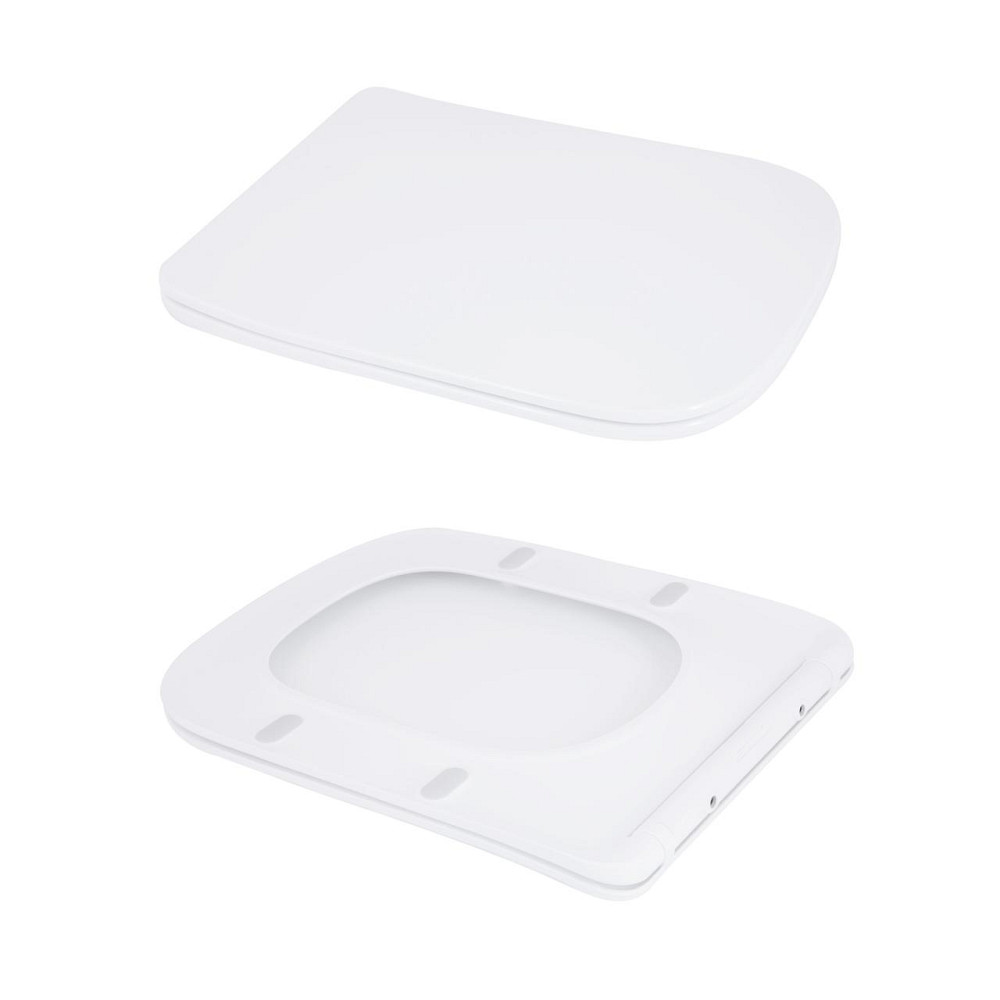Унітаз-моноблок підлоговий Qtap Kolibri Ultra Quiet безобідковий із сидінням Soft-close WHITE QT10226380W Київ - фото 12