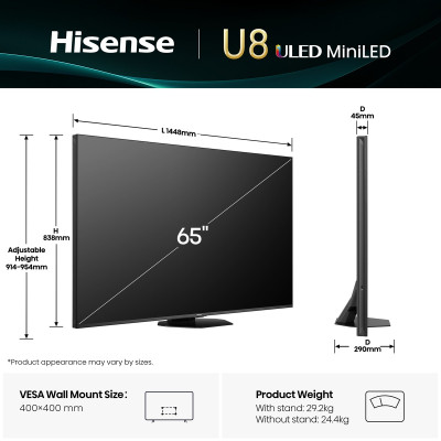 Телевізор Hisense 65U8Q Вінниця - фото 5