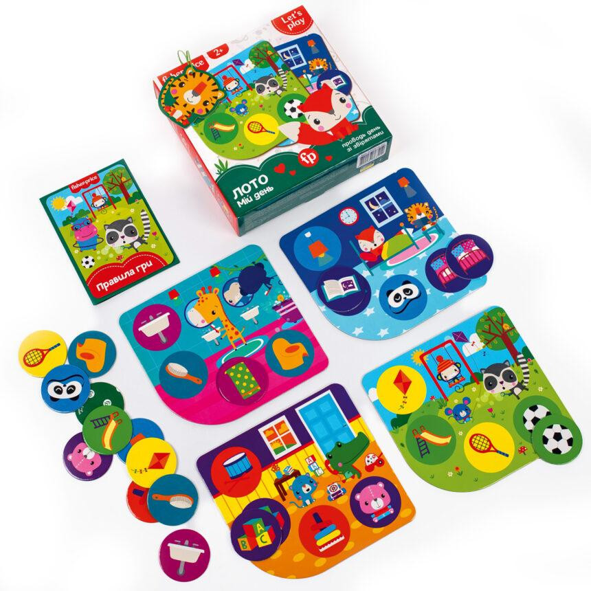 Гра настільна Fisher-Price Лото Мій день (VT2910-02) Чернигов - изображение 2