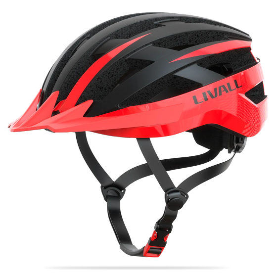 Захисний шолом Livall MT1 NEO (L) Black/Red (58-62см), акустика, мікрофон, сигнали поворотів та стопів, додаток, пульт BR80, Київ