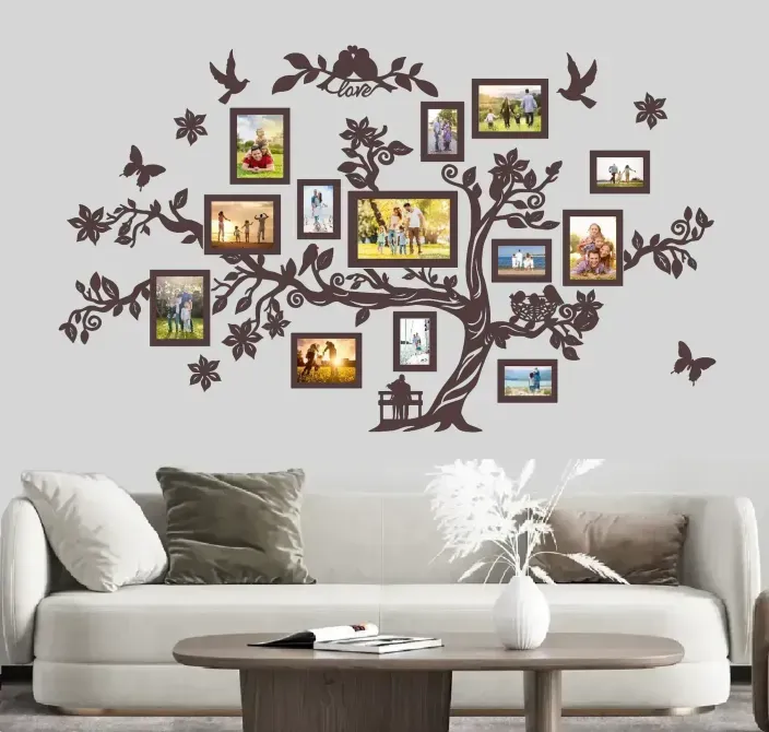 Генеалогічне дерево, фоторамки, настінні фотографії 11, 13, 18 кадрів Одеса - фото 2