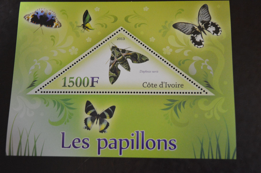 Кот-д'Ивуар. Фауна. Блок. 2014 год (А-20) Полтава - изображение 1