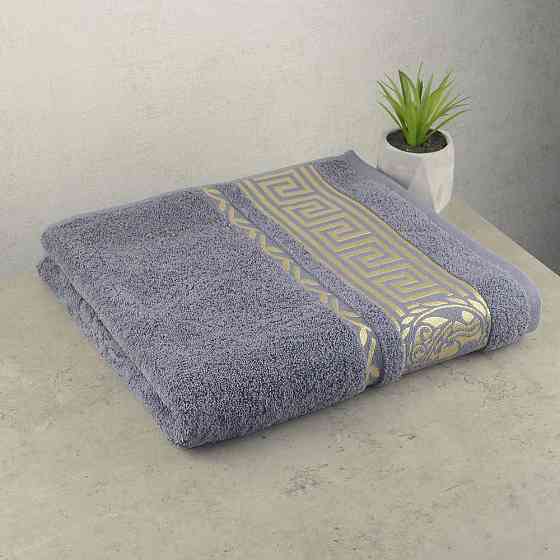 Набір махрових рушників 3шт GM Textile 50х90см, 50х90см, 70х140см Caesar 450г / м2 (Сірий) Суми