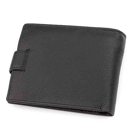 Мужской кошелек ST Leather 18328 (ST137) итальянская кожа Черный Киев