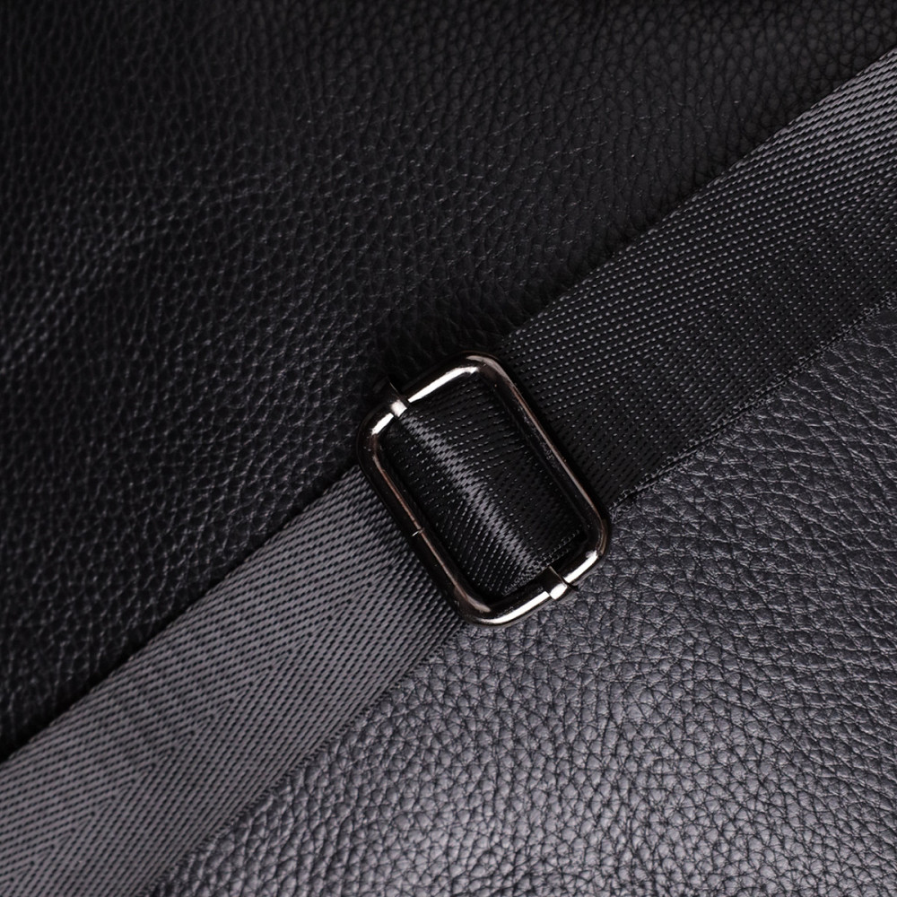 Компактна чоловіча сумка на плече з натуральної шкіри Чорний (Vintage) Київ - фото 4