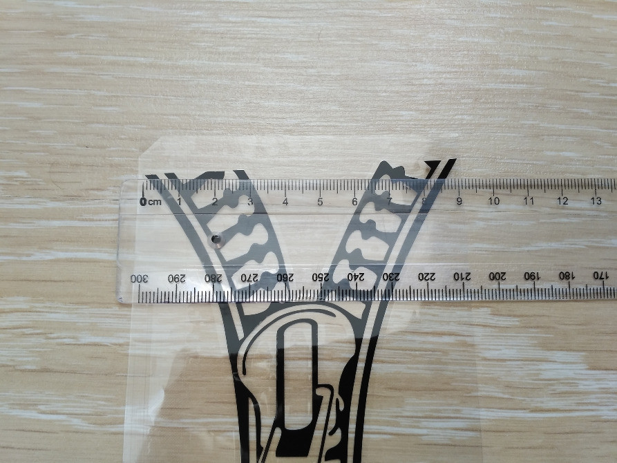 Наклейка на автомобиль Молния застежка черная Киев - изображение 3