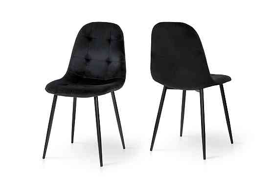 Стілець Квест, чорний / велюр чорний Киев