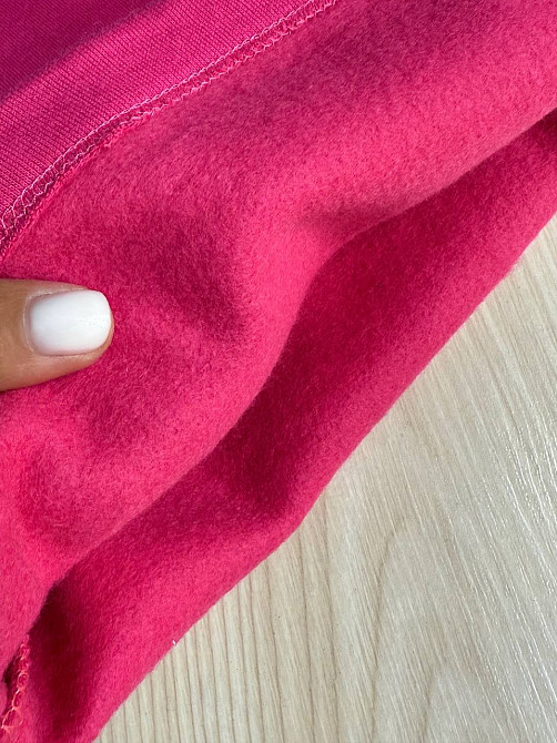 Штани жіночі OLIVIA 2236 спортивні кюлоти укорочені на флісі малинові, малиновий, ML Київ - фото 15