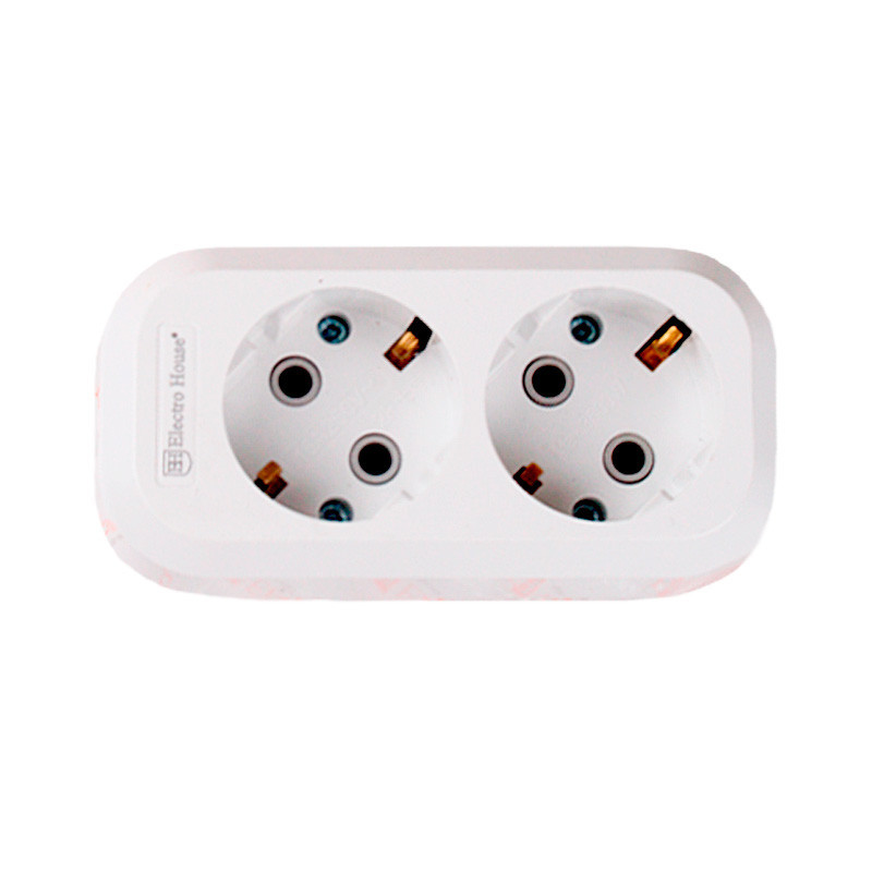 Колодка двухместная с заземлением Днепр - изображение 1