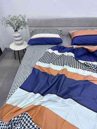 Ecotton Комплект постільної білизни Ecotton полуторний 150х215 см синій (21215АВ) Коломия