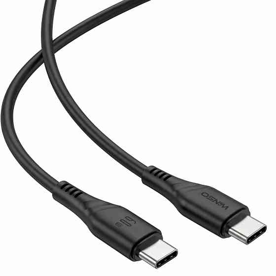Кабель Winso Pro Type-C to Type-C 60W PVC 1м чорний Львів