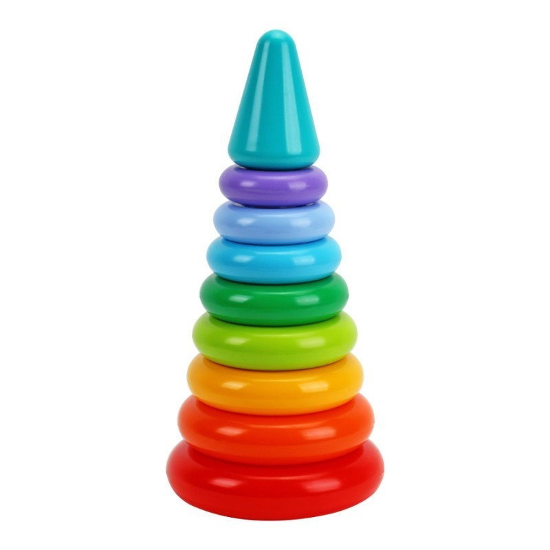 Дитяча іграшка "Пірамідка" 1904TXK видувна, 9 елементів, 31 см Вінниця - фото 1