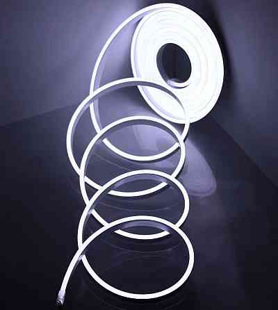 Неонова стрічка для авто Neon LED Strip 0719 12V-220V 5 м, біла Вінниця