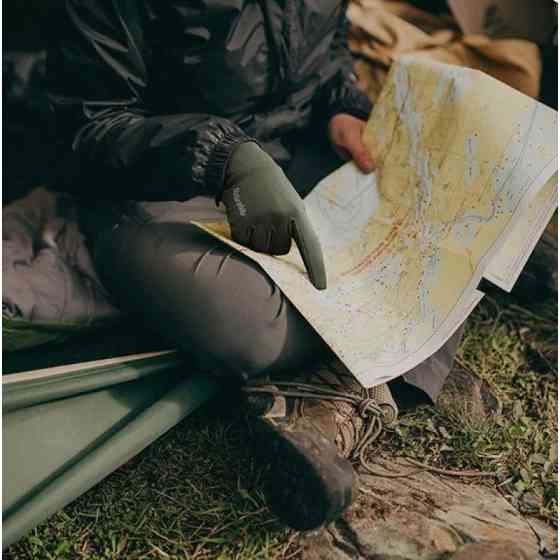 Рукавички трикотажні з покращеним хватом Naturehike NH20FS032, розмір М, оливковий Київ