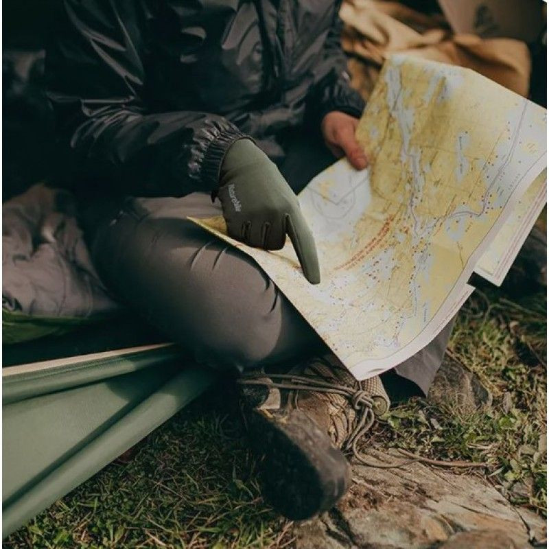 Рукавички трикотажні з покращеним хватом Naturehike NH20FS032, розмір М, оливковий Київ - фото 2
