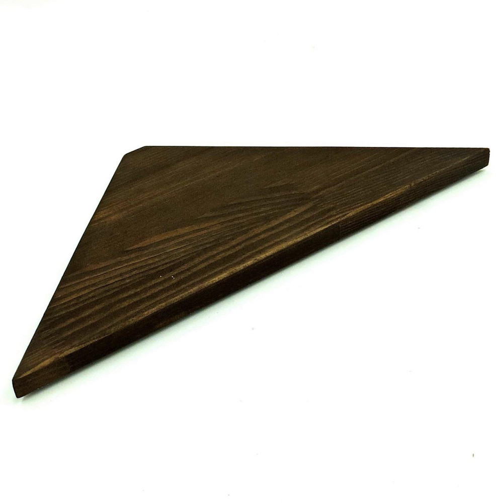 Угловая настенная полка 