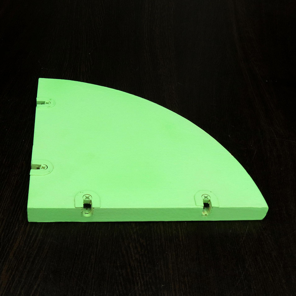 Угловая настенная полка 