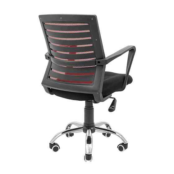 Офисное кресло руководителя Richman Flash Хром M1 Tilt Черно-красный Киев