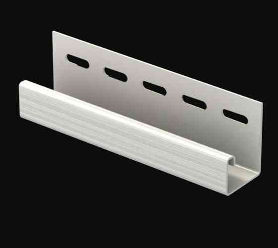 J-планка (J-Trim). Біла 3050 мм. Дніпро