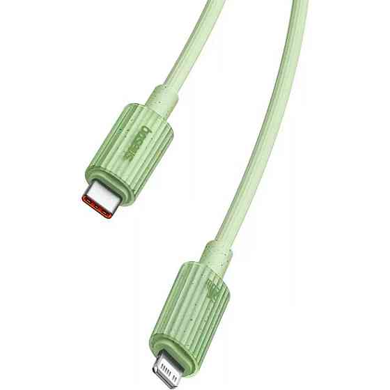 Кабель Type-C - Lightning Baseus Habitat Series для быстрой зарядки 20W 2m Natural Green P10360201631-01 Одесса