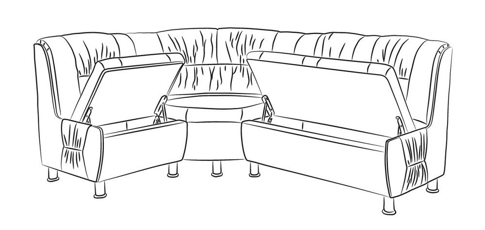 Угол кухонный Кедр Мебель-Сервис Львов - изображение 2