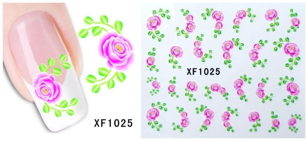 Наклейки для ногтей XF1025 Киев - изображение 2