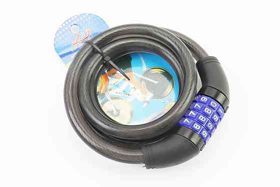 Замок протиугінний тросовий 1200х12мм з 4-х значним кодом, TY427 Київ