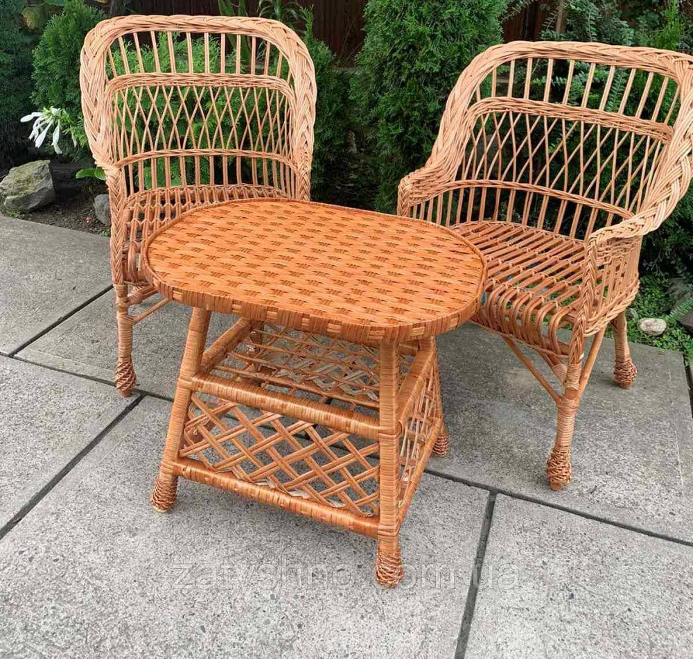Плетеный набор мебели с овальным столом Киев - изображение 6