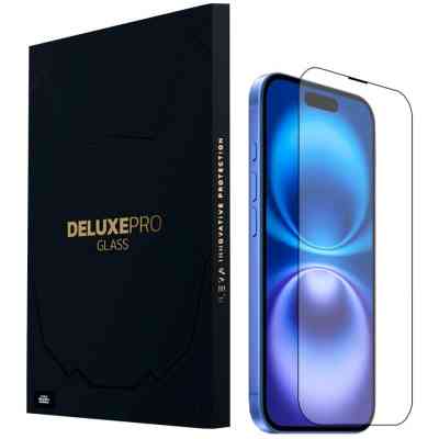 Стекло защитное iLera DeLuxe Original Glass iPhone 16 Plus | 15 Plus (ILFCDL16PL) Винница