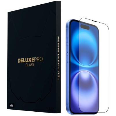 Скло захисне iLera DeLuxe Original Glass iPhone 16 Plus | 15 Plus (ILFCDL16PL) Вінниця - фото 1