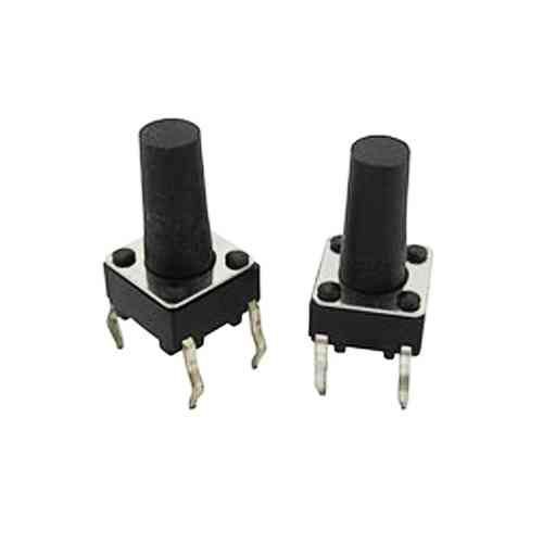 Кнопка тактовая, микрик 100шт, DIP 4 контакта, 6x6x12мм Винница