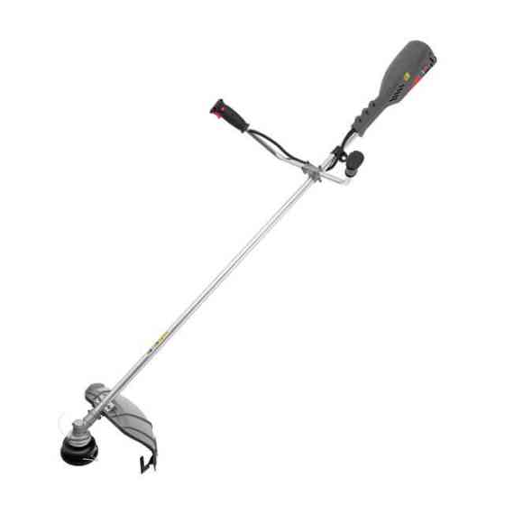 Тример електричний, 1,4 кВт, 7500 об/хв, ширина зрізання 255/420 мм, плавний пуск, котушка + 3-лопатевий ніж INTERTOOL DT-2248 Киев