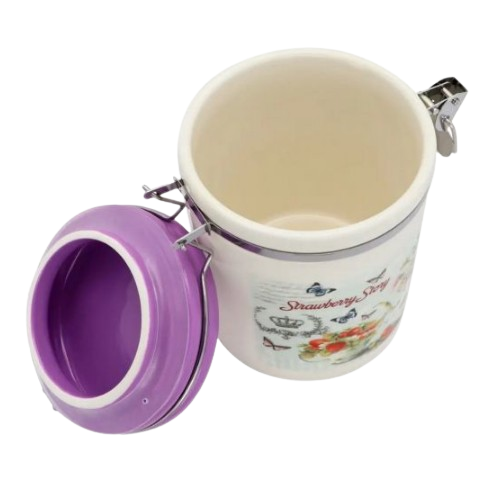 Ємність Strawberry story 680мл з замком кераміка Interos ZF6263-SS Житомир - изображение 3