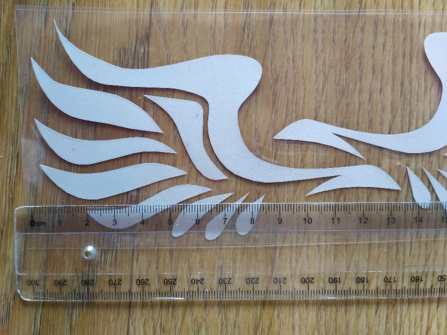 Наклейка на авто Крила на дзеркала світловідбивні Київ - фото 5