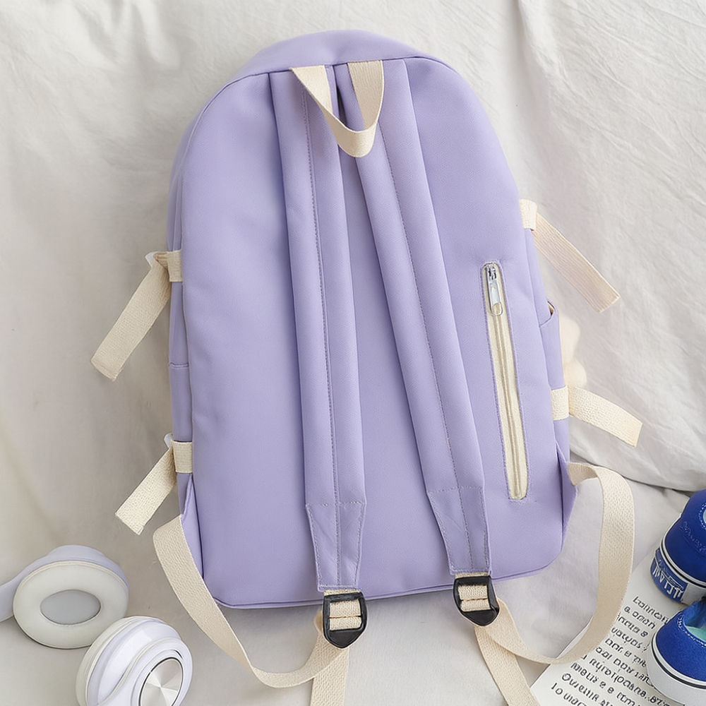 Рюкзак с сумками 5в1, Фиолетовый / Городской рюкзак / Рюкзак подростковый / Детский рюкзак / Портфель Киев - изображение 5